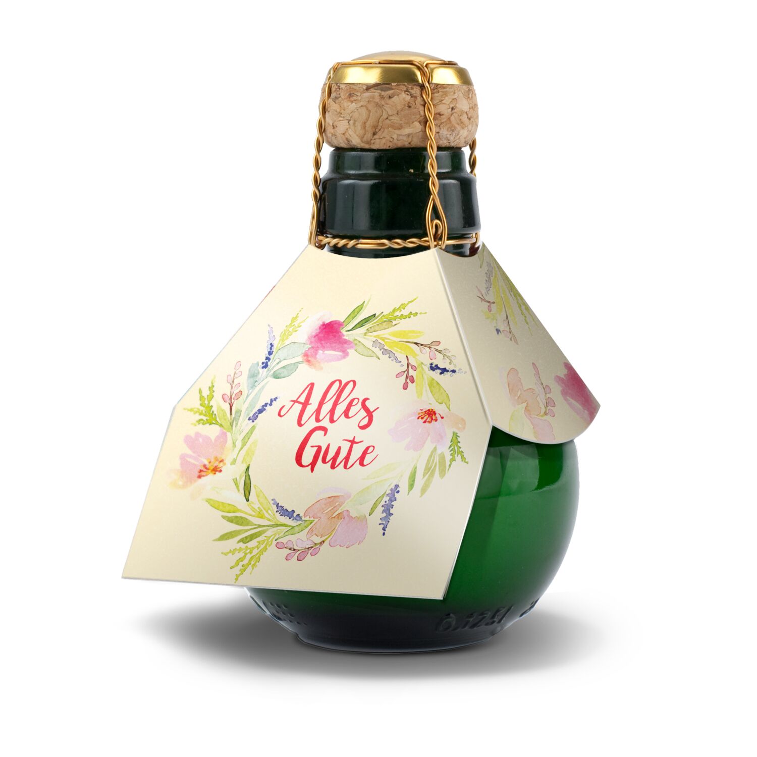 Kleinste Sektflasche der Welt Alles Gute, 125 ml 2K1540k