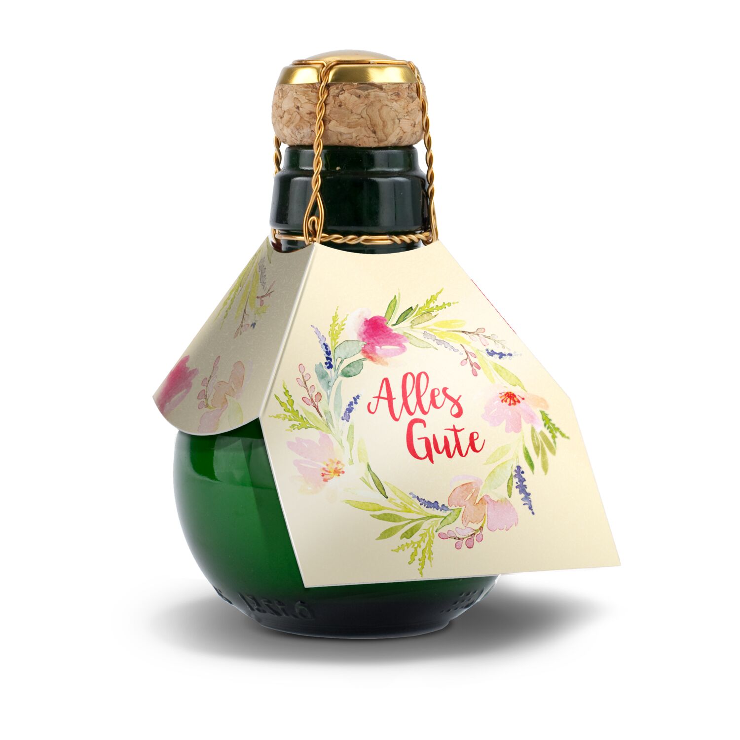 Kleinste Sektflasche der Welt Alles Gute, 125 ml 2K1540k
