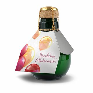 Kleinste Sektflasche der Welt Herzlichen Glückwunsch 2K1540m