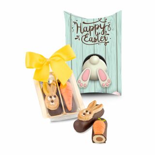 Geschenkartikel / Präsentartikel: Kleines Oster-Duo, auch in individueller Kissenverpackung 2K1662