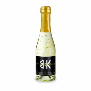 Piccolo Golden Flakes - Flasche klar - Kapsel gold, 0,2 l 2K1918a