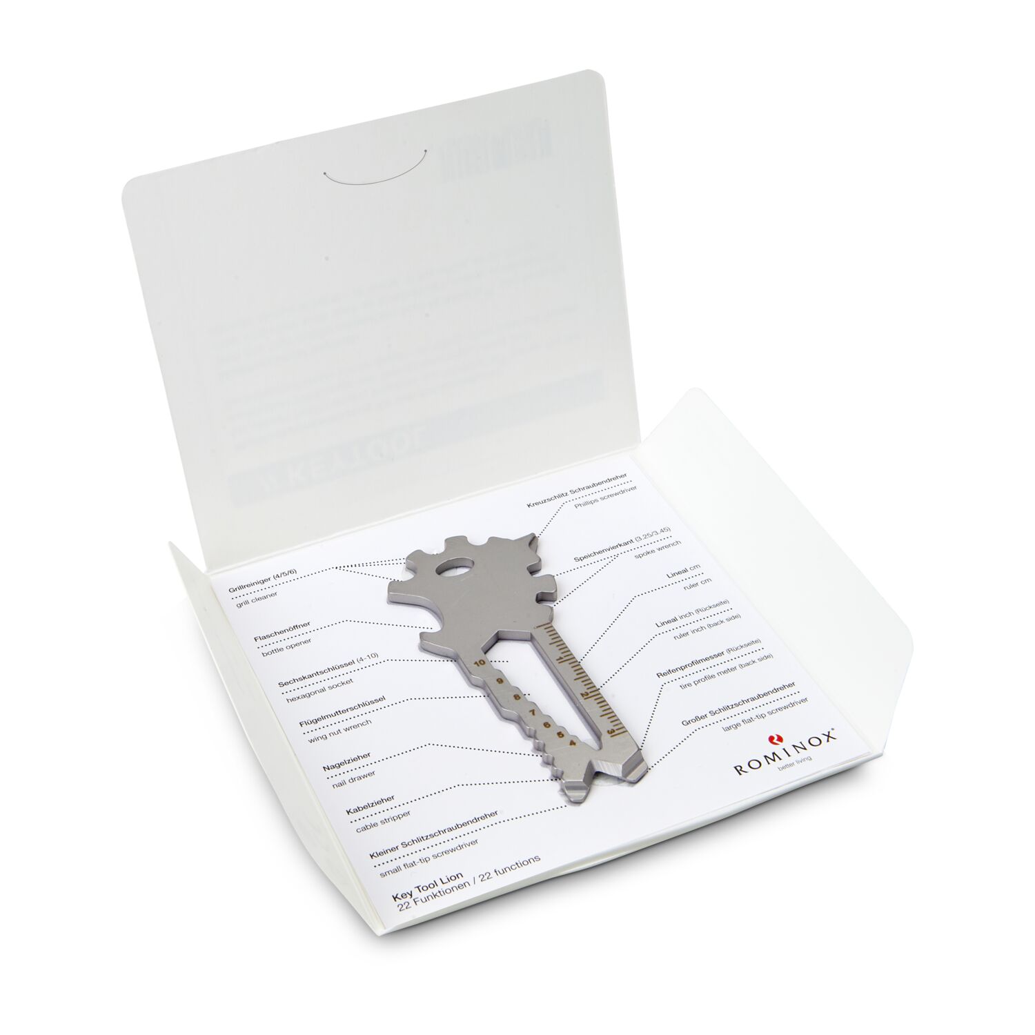 ROMINOX® Key Tool Lion (22 Funktionen) Werkzeug 2K2101b