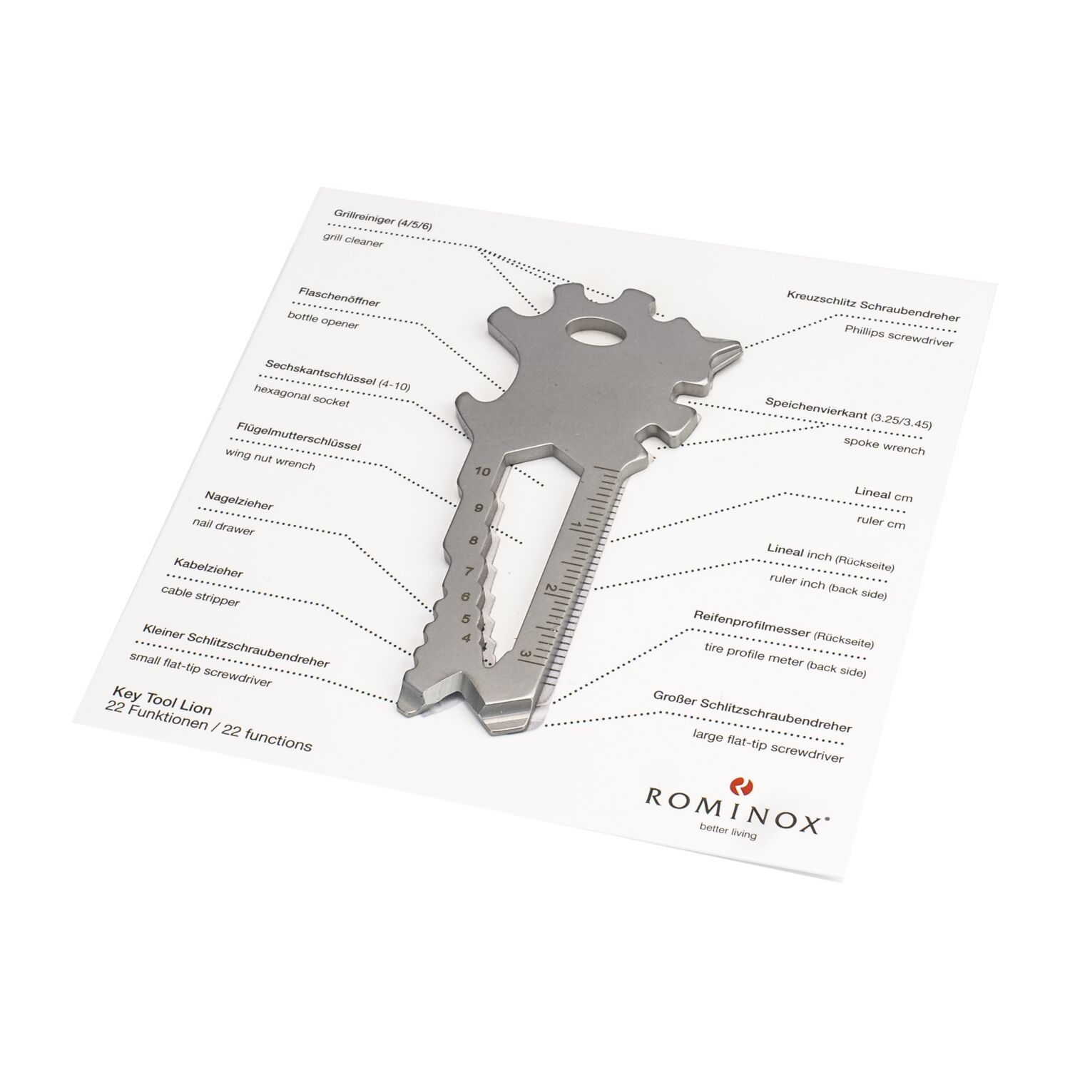 ROMINOX® Key Tool Lion (22 Funktionen) Happy Father's Day 2K2104b