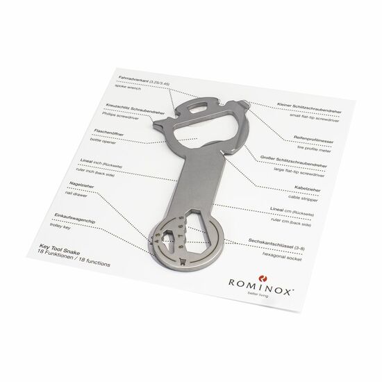 ROMINOX® Key Tool Snake (18 Funktionen) Große Helden 2K2106c