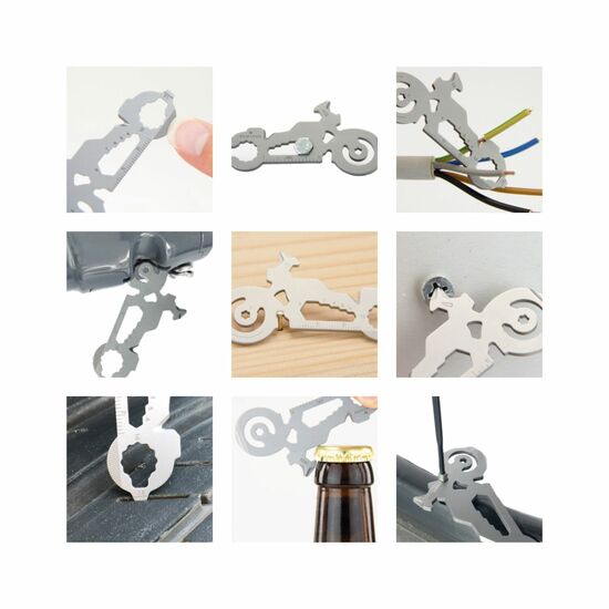 ROMINOX® Key Tool Motorbike (21 Funktionen) Deutschland Fan Jubelverstärker 2K2107d