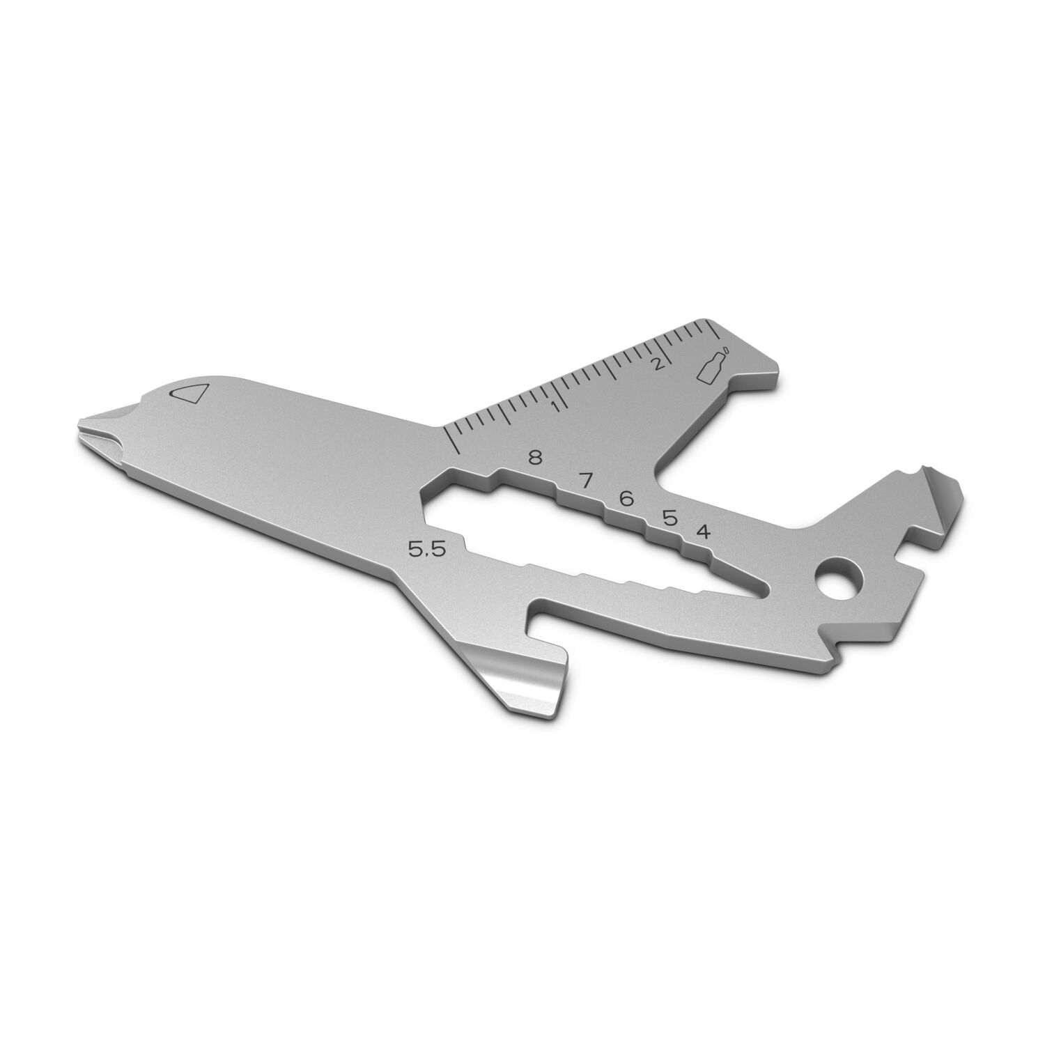 ROMINOX® Key Tool Airplane (18 Funktionen) Deutschland Fan Jubelverstärker 2K2107g