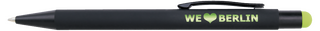 Kugelschreiber Soft-Touch mit Glanzgravur