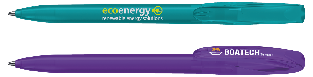 Kugelschreiber Boa ice transparent