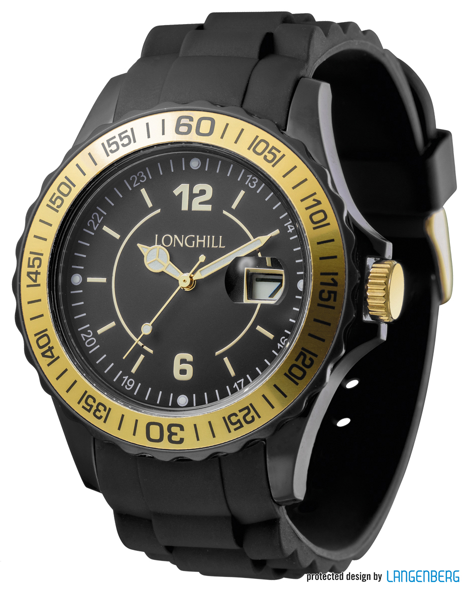 Kunststoffuhr LOGI GOLD