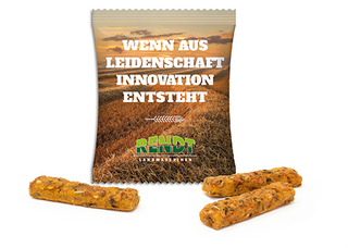 Hütts Vollkorn Sticks im Werbetütchen 10 g Tomate & Emmentaler Standard-Folie weiß