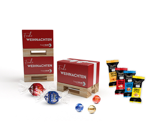 Geschenk Mini-Palette klein 30 g Lindor Kugeln