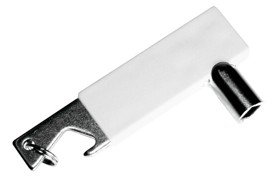 Heizungsentlüfterschlüssel weiß