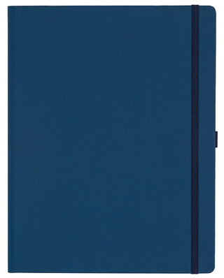 Notizbuch Style Large im Format 19x25cm, Inhalt liniert, Einband Fancy in der Farbe Royal Blue