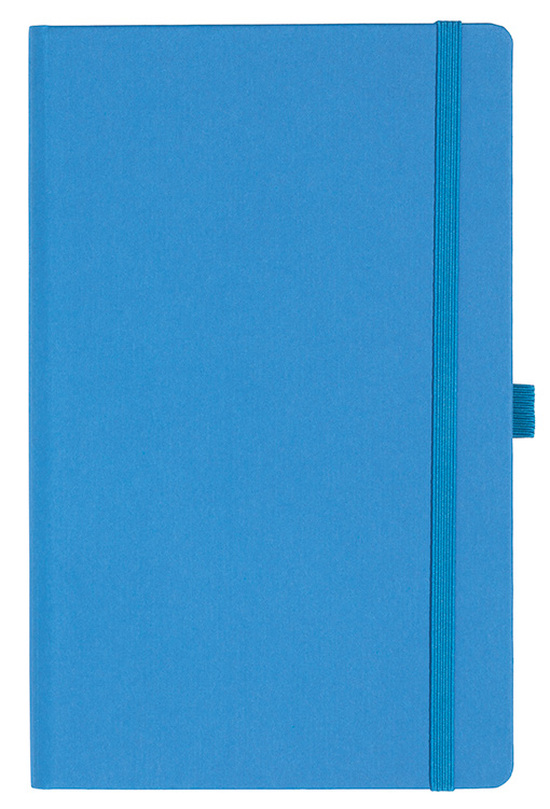 Notizbuch Style Medium im Format 13x21cm, Inhalt blanco, Einband Fancy in der Farbe China Blue