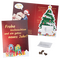 Weihnachtsbaumkarte mit Samen
