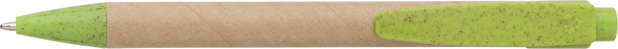 Kugelschreiber aus Karton und Weizenstroh Spencer