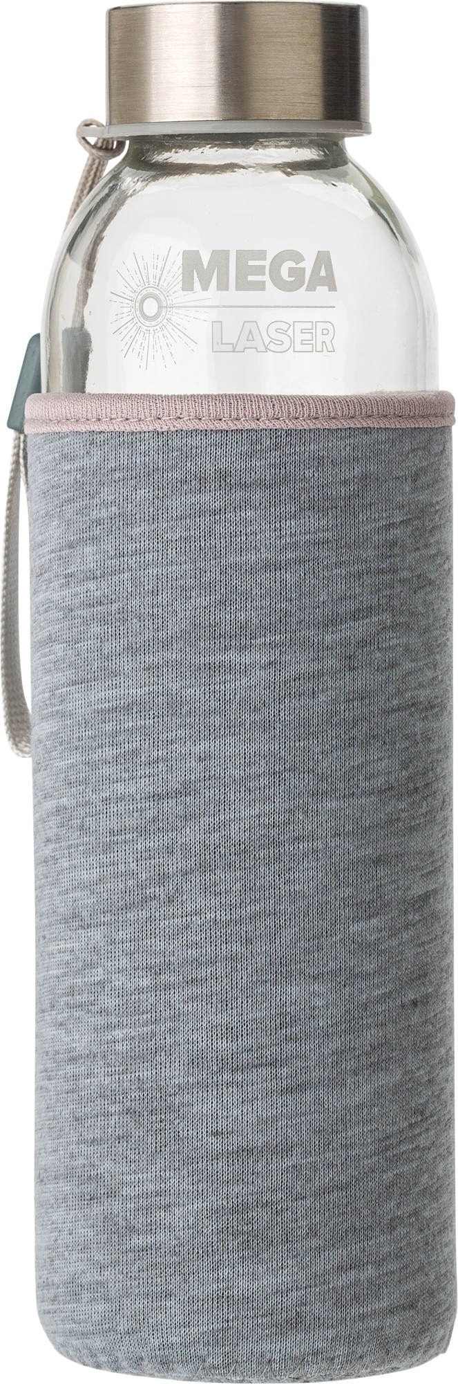 Glasflasche (500ml) mit einem Neoprenhülle Nika