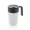 GRS recycelte PP und Stainless Steel Tasse mit Griff