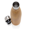 Vakuumisolierte Stainless Steel Flasche mit Holzoptik