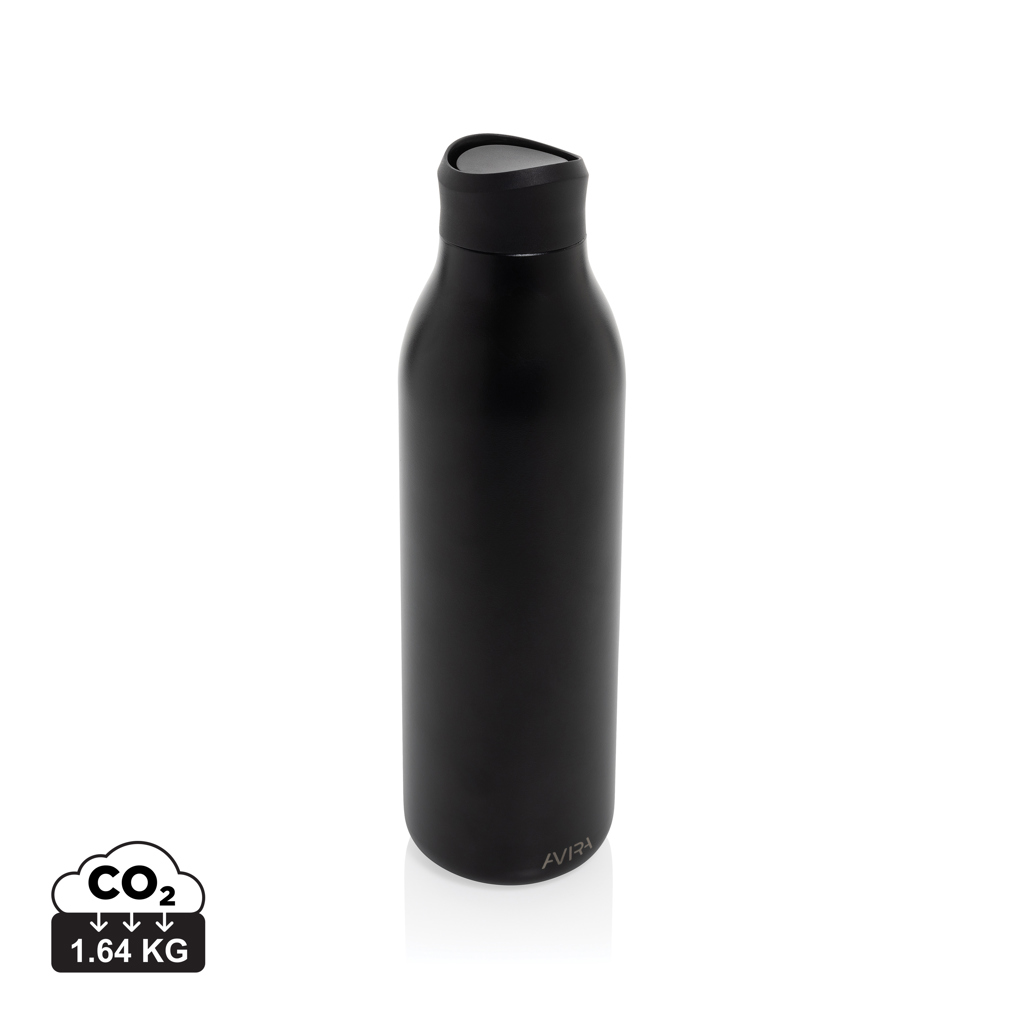 Avira Alok 360 Klick-Wasserflasche aus RCS rec. Stahl, 600ml