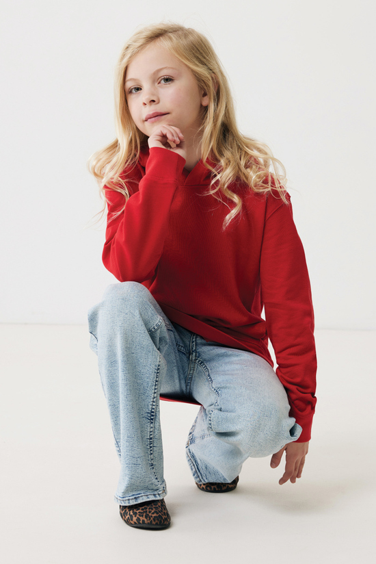 IQONIQ Yengo KidsHoodie mit Seitentaschen aus rec. Baumwolle