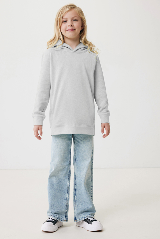 IQONIQ Yengo KidsHoodie mit Seitentaschen aus rec. Baumwolle