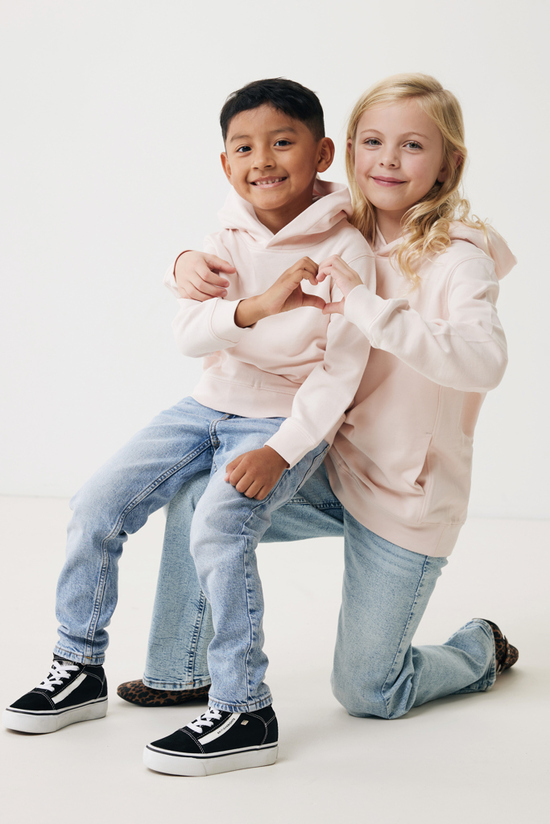IQONIQ Yengo KidsHoodie mit Seitentaschen aus rec. Baumwolle