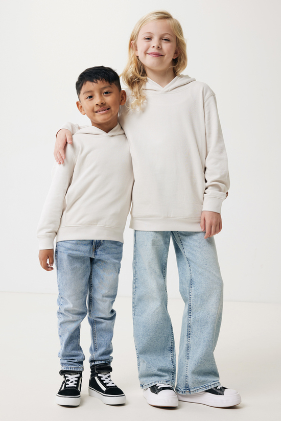 IQONIQ Yengo KidsHoodie mit Seitentaschen aus rec. Baumwolle