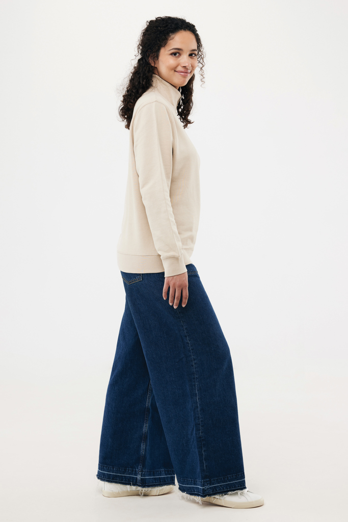 IQONIQ Elgon Quarter-Zip-Sweater aus rec. Baumwolle