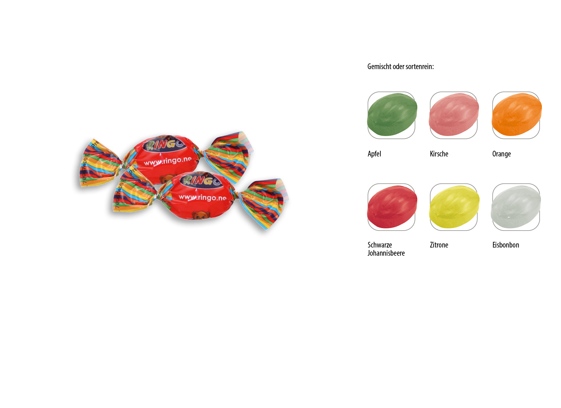 Bonbon Wickler, Inhalt: Bonbon Schwarze Johannisbeere