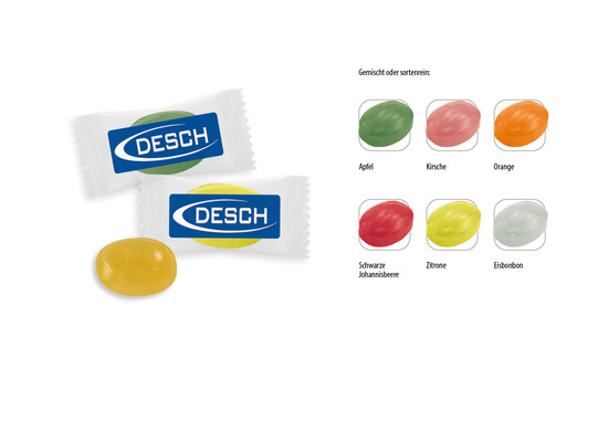 Bonbon Flowpack, Inhalt: Bonbon Schwarze Johannisbeere