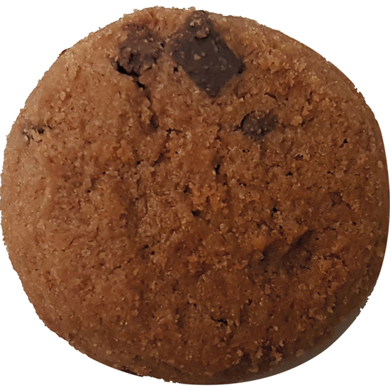 Cookies Bodenstandbeutel mit Werbeaufkleber, Inhalt: Butterkeks Herzen