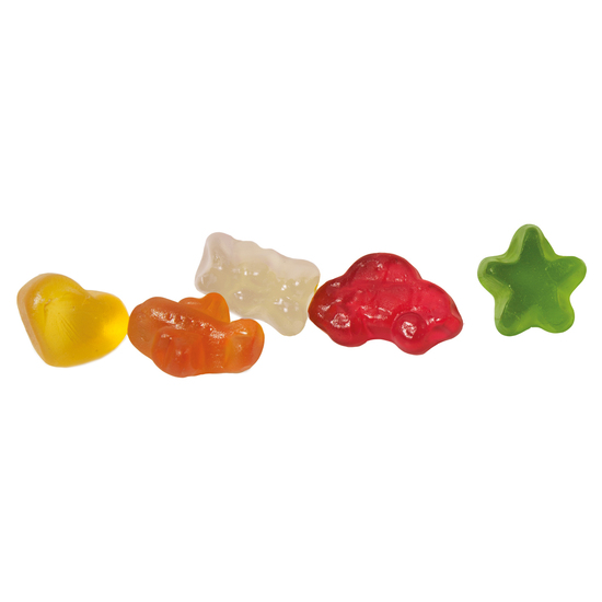 HARIBO Kettenbeutel 4er, Inhalt: HARIBO Autos