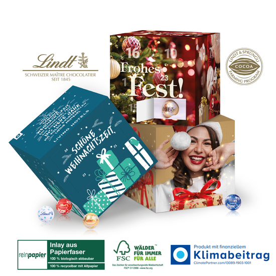 Adventskalender Lindt „Cube“ Organic