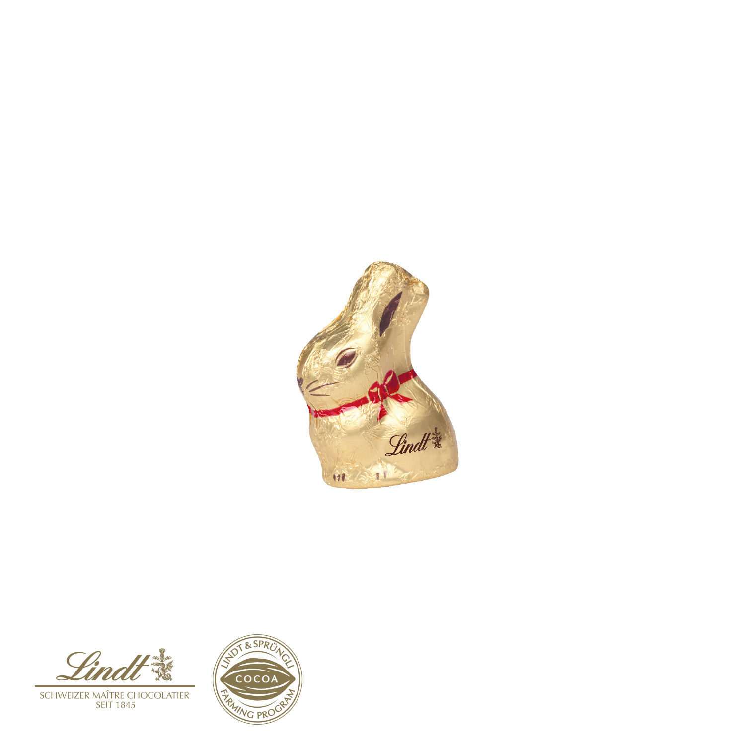 GOLDHASE VON LINDT IM WERBEAUFSTELLER, 10 g