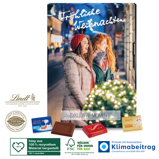 Wand-Adventskalender „Lindt Exklusiv“