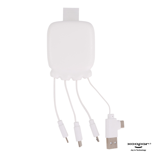 3192 | Xoopar Octopus Gamma 2 Bio Charging cable with 3.000mAh Powerbank
