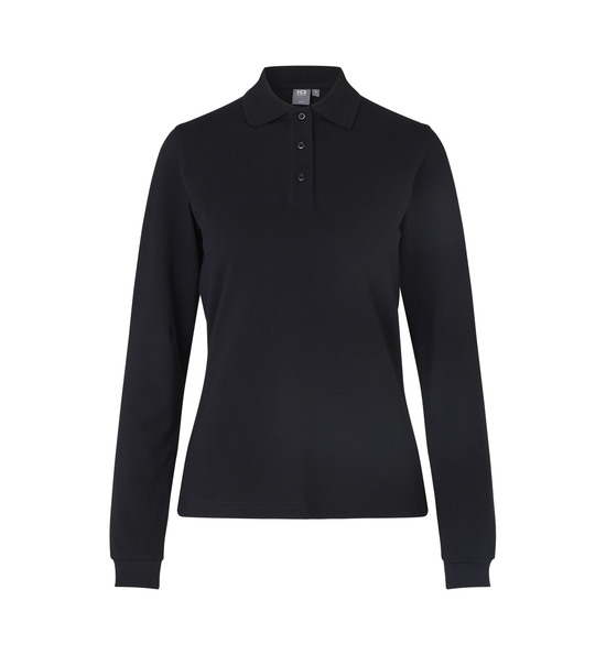 Langarm Poloshirt | Stretch | Damen