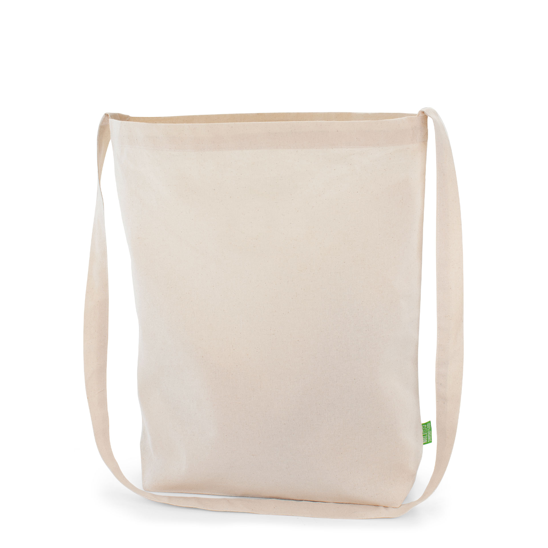 KOBLENZ - BIO-Baumwolltasche mit einem langen Umhängegurt