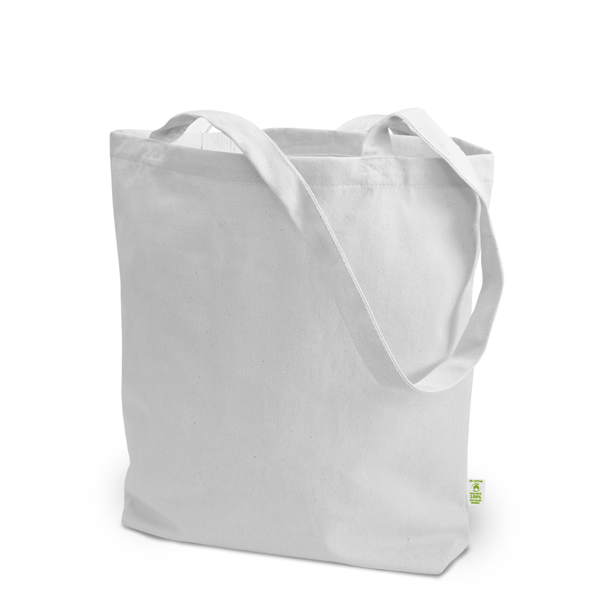 FREIBURG - Tragetasche aus schwerer, recycelter Baumwolle mit langen Henkeln