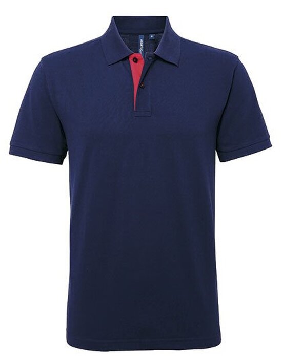 AQ012 Asquith & Fox Men´s Classic Fit Contrast Polo