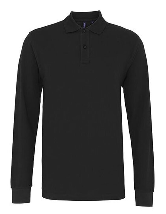 AQ030 Asquith & Fox Men´s Classic Fit Long Sleeved Polo