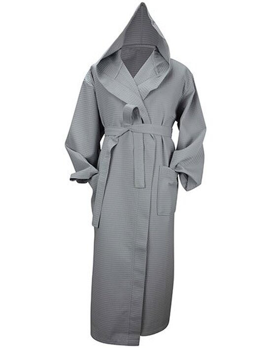 AR028 Robezz® Waffle Bathrobe With Hood