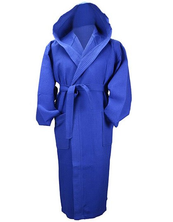 AR028 Robezz® Waffle Bathrobe With Hood