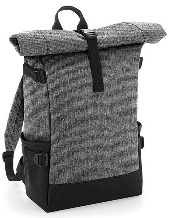 Block Roll-Top Backpack