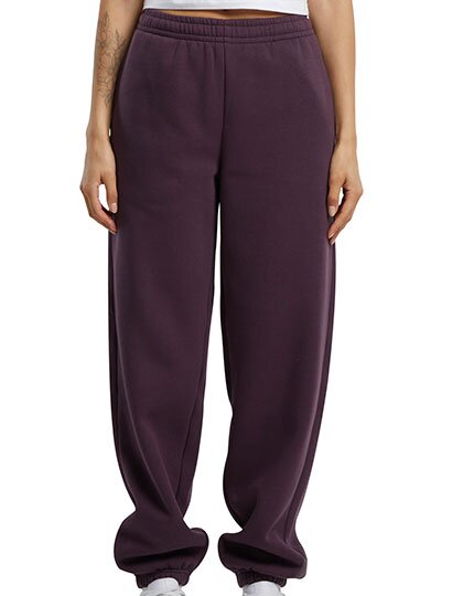 BY291 Build Your Brand Ladies Fluffy Sweatpants