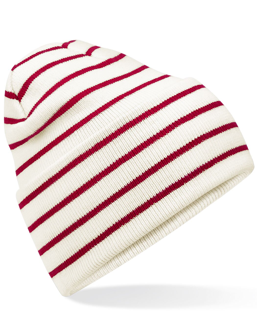 CB39R Beechfield Original Deep Cuffed Striped Beanie