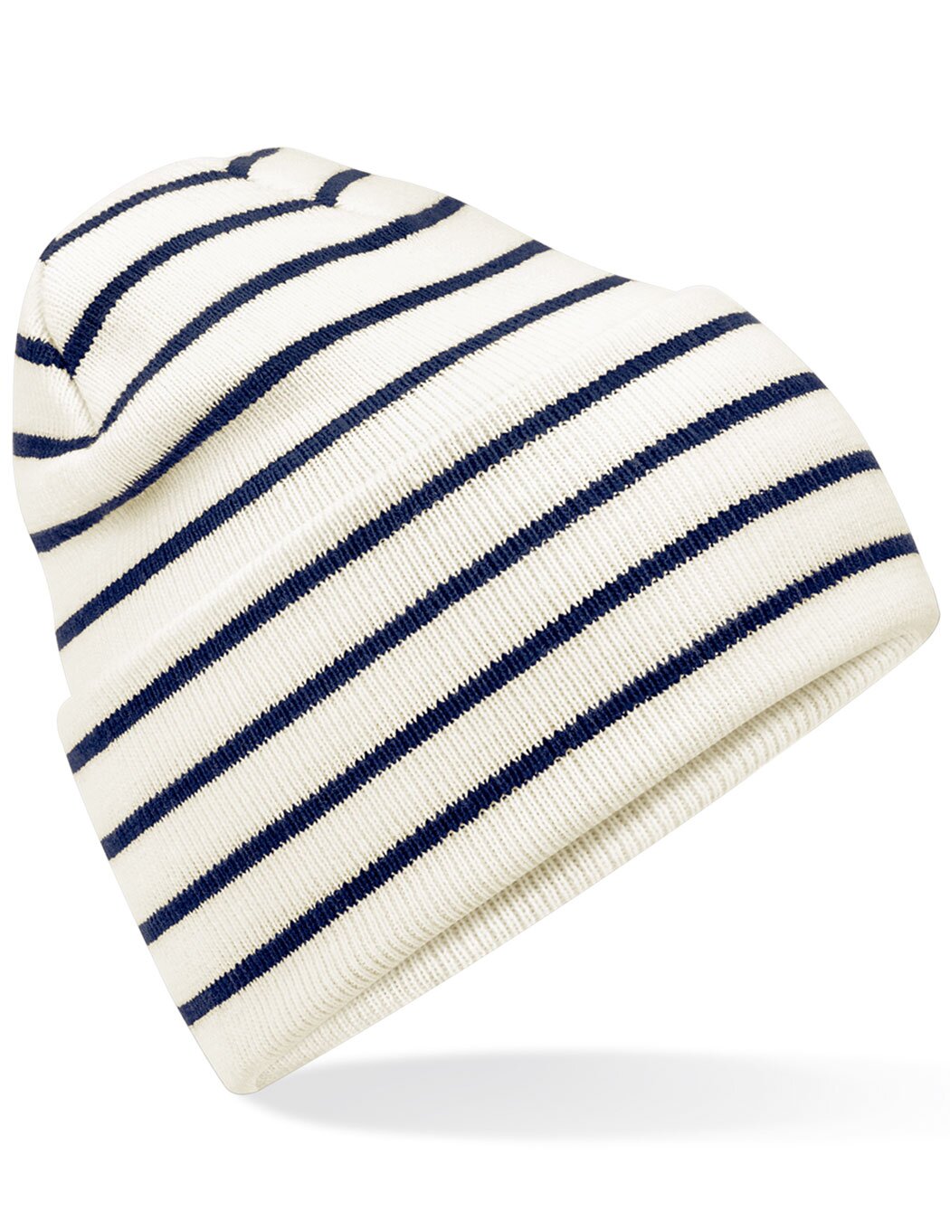 CB39R Beechfield Original Deep Cuffed Striped Beanie