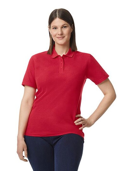 Gildan Softstyle® Ladies` Double Piqué Polo
