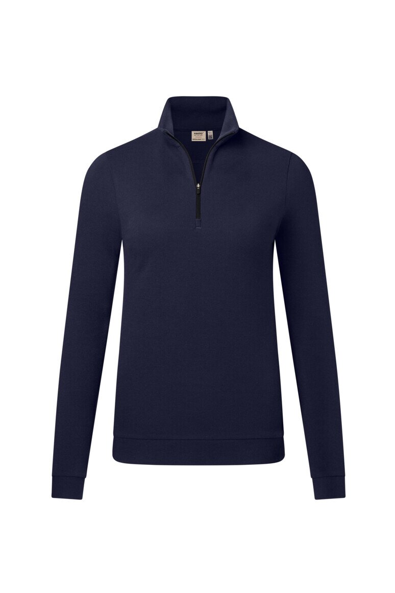 HAKRO Damen Zip-Longsleeve Piqué MIKRALINAR® ECO NO. 335